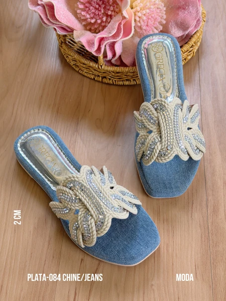 PLATA-084 CHINE/JEANS