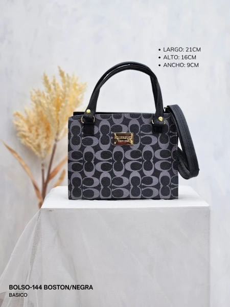 BOLSO-144 BOSTON/NEGRA
