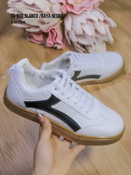 TD-028 BLANCO /RAYA NEGRA