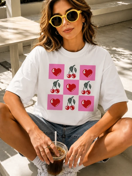 PLAYE-177 HEARTS/BLANCO
