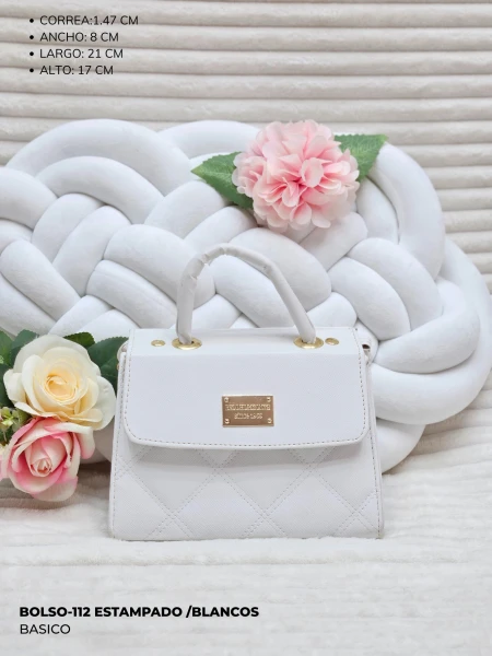 BOLSO-112 ESTAMPADO /BLANCOS