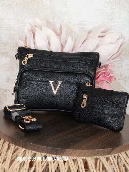 BOLSO-296 VICTORINO/NEGRA