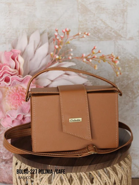 BOLSO-227 POLINIA /CAFE