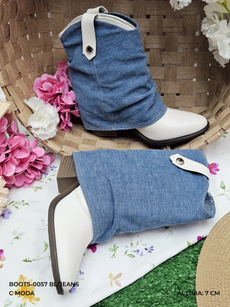 BOOTS-0057 BL/JEANS