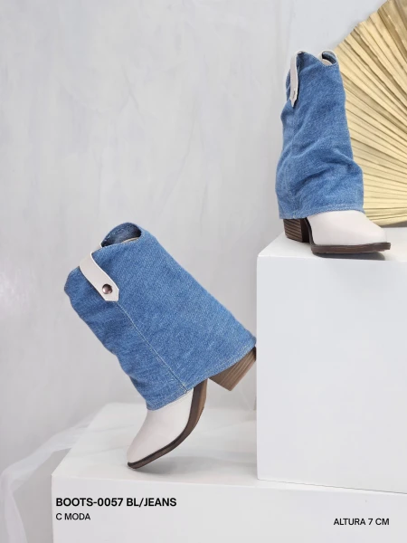 BOOTS-0057 BL/JEANS