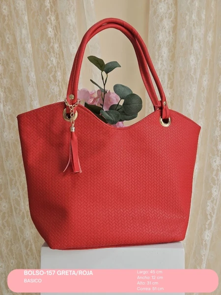 BOLSO-157 GRETA/ROJA