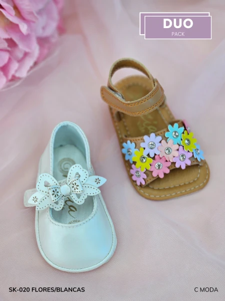 SK-020 FLORES/BLANCAS