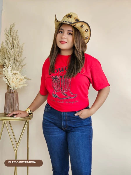 PLA233-BOTAS/ROJA
