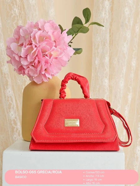 BOLSO-065 GRECIA/ROJA