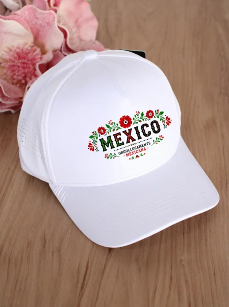 GORRA-021 MEXICO/BLANCA