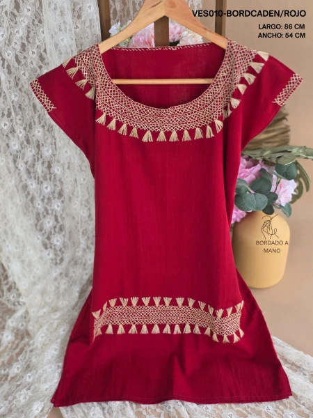 VES010-BORDCADEN/ROJO