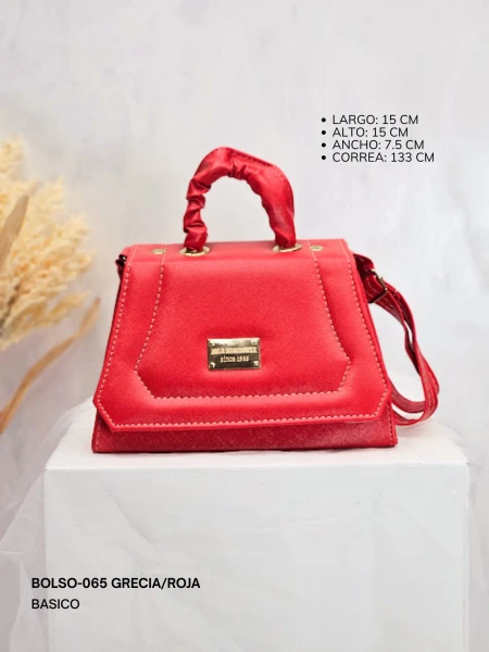 BOLSO-065 GRECIA/ROJA