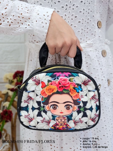 BOLSO-050 FRIDA/FLORES