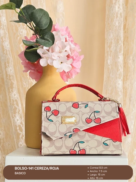 BOLSO-141 CEREZA/ROJA