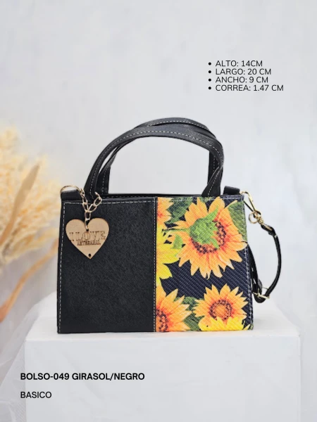 BOLSO-049 GIRASOL/NEGRO