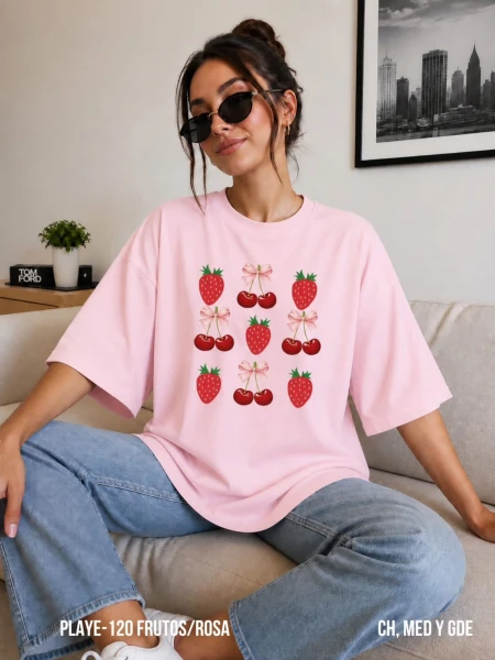 PLAYE-120 FRUTOS/ROSA