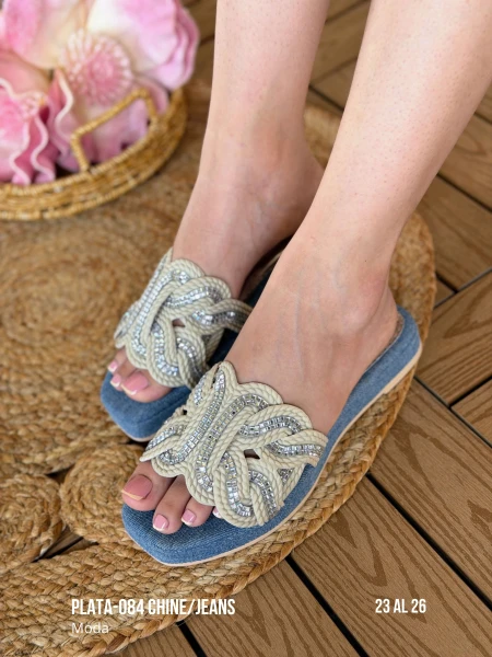 PLATA-084 CHINE/JEANS
