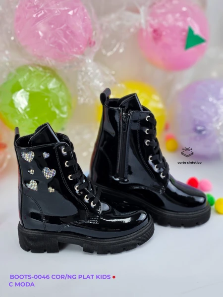 BOOTS-0046 COR/NG PLAT KIDS