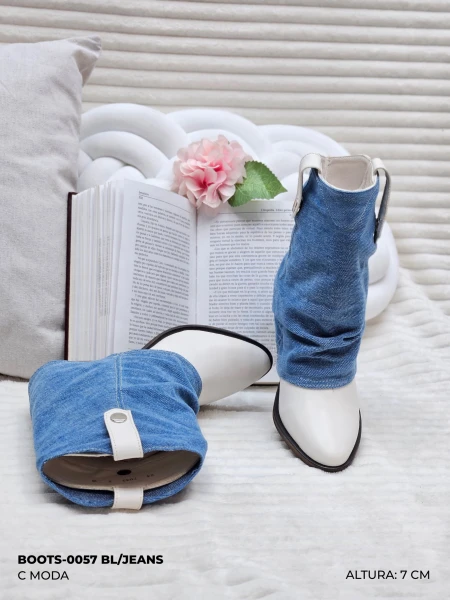 BOOTS-0057 BL/JEANS