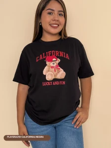PLAYERA319-CALIFORNIA/NEGRA