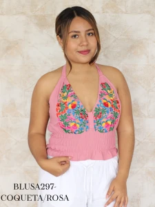BLUSA297-COQUETA/ROSA