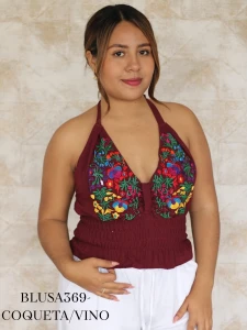 BLUSA369-COQUETA/VINO