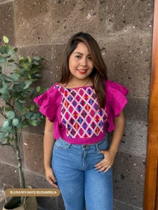 BLUSA361-NAYE/BUGAMBILIA