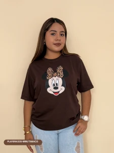 PLAYERA335-MINI/TABACO