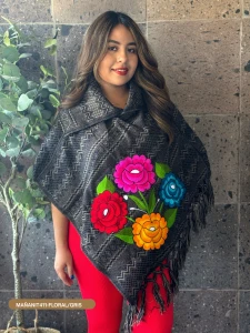 MAÑANIT411-FLORAL/GRIS