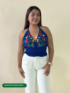 BLUSA368-COQUETA/AZUL