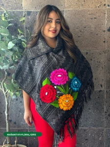 MAÑANIT411-FLORAL/GRIS