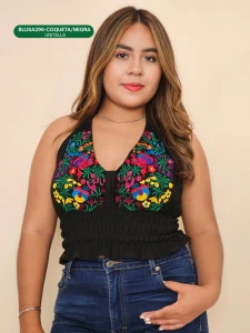 BLUSA296-COQUETA/NEGRA