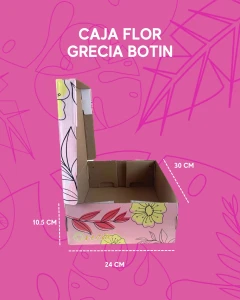 CAJA FLOR GRECIA BOTIN 30.0*24.5*10.5