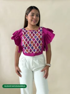 BLUSA361-NAYE/BUGAMBILIA