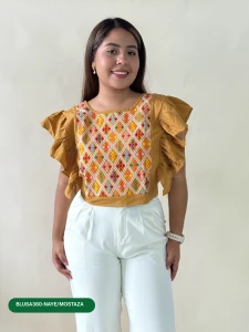 BLUSA360-NAYE/MOSTAZA