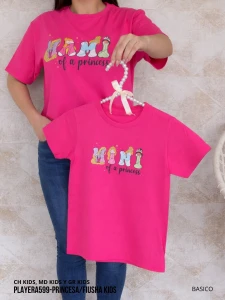 PLAYERA599-PRINCESA/FIUSHA KIDS