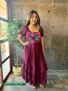 VESTIDO344-RUMINA/VINO