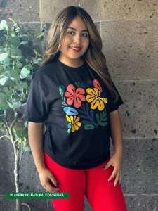 PLAYERA391-NATURALEZA/NEGRA