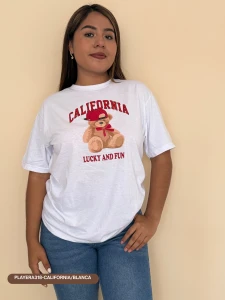 PLAYERA318-CALIFORNIA/BLANCA