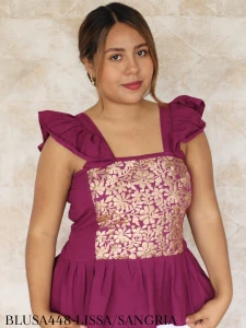 BLUSA448-LISSA/SANGRIA