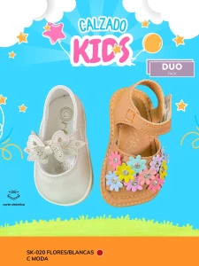 SK-020 FLORES/BLANCAS