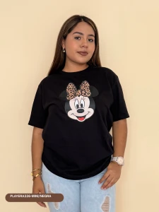 PLAYERA336-MINI/NEGRA