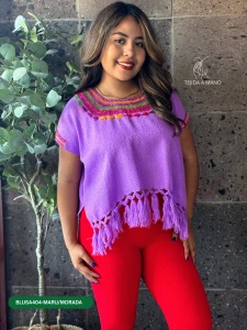 BLUSA404-MARU/MORADA