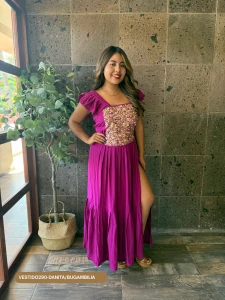 VESTIDO290-DANITA/BUGAMBILIA