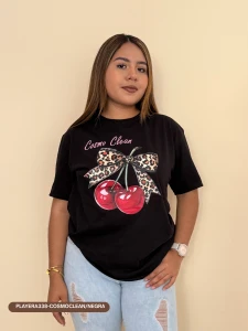 PLAYERA338-COSMOCLEAN/NEGRA