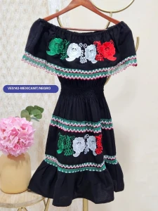 VES142-MEXICANIT/NEGRO