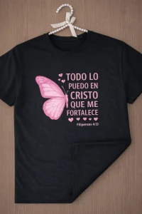 PLAYERA543-FORTALEZA/NEGRA