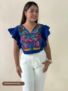 BLUSA363-PAOLA/AZUL