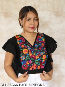 BLUSA366-PAOLA/NEGRA