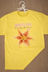 PLAYERA485-1ORQUIDEA/AMARILLA